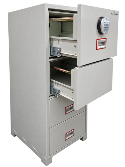 Pre-Used Diplomat Filing Cabinet No. SG82 - Door Partly Open