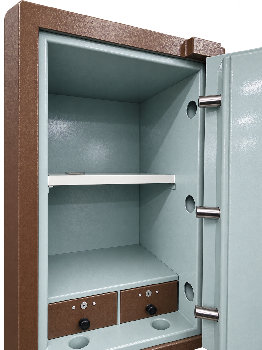 Pre-Used CMI Plate Door Safe No. SG85 - Interior View