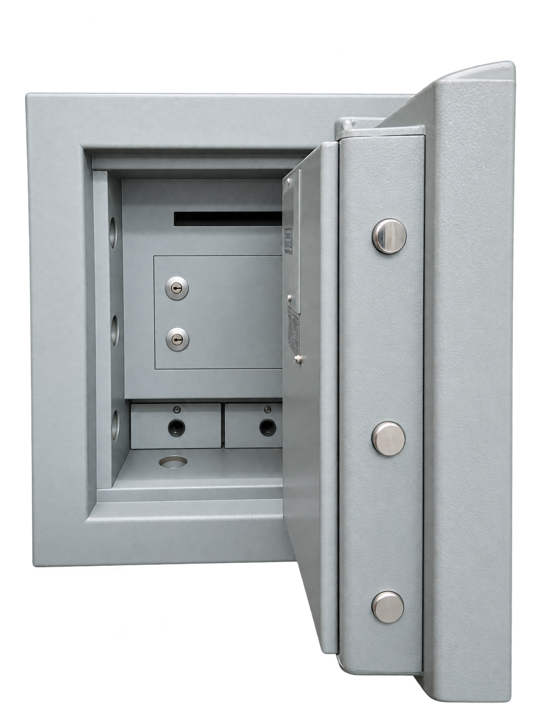 Pre-Used CMI Deposit Safe No. SG88 - Door Partly Open