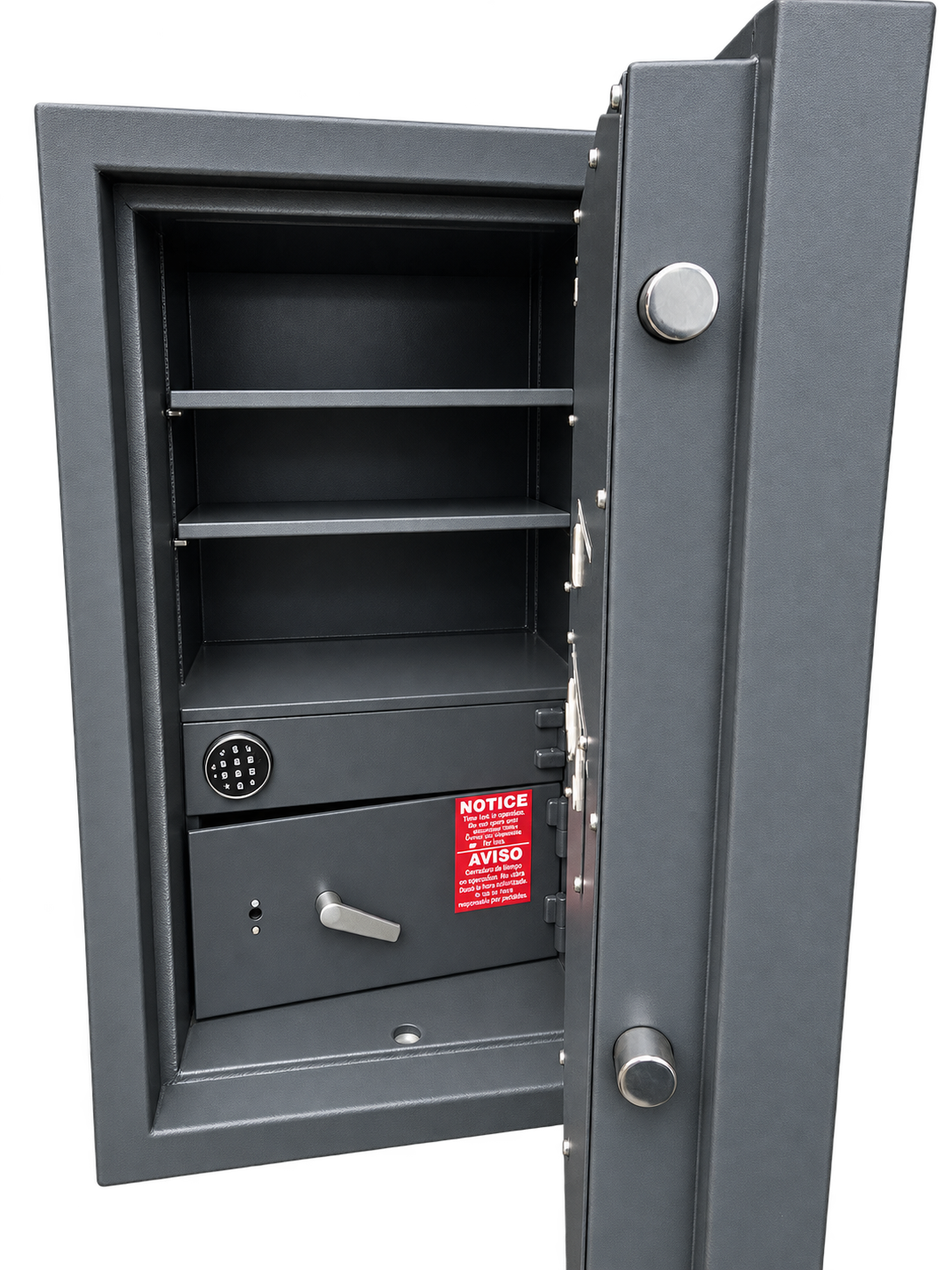 Pre-Used Tank TDR Safe No. SG91 - Door Partly Open