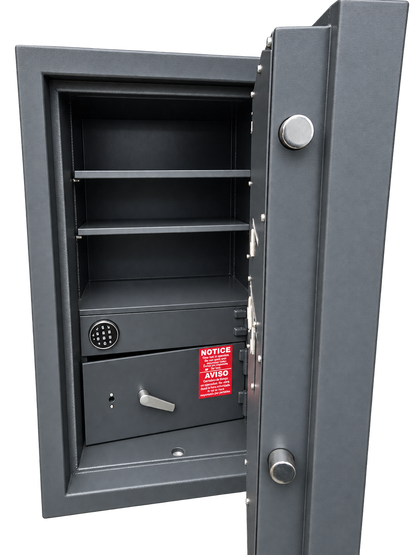 Pre-Used Tank TDR Safe No. SG91 - Door Partly Open