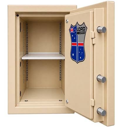 Pre-Used Lord TDR Safe No. SG98 - Door Partly Open