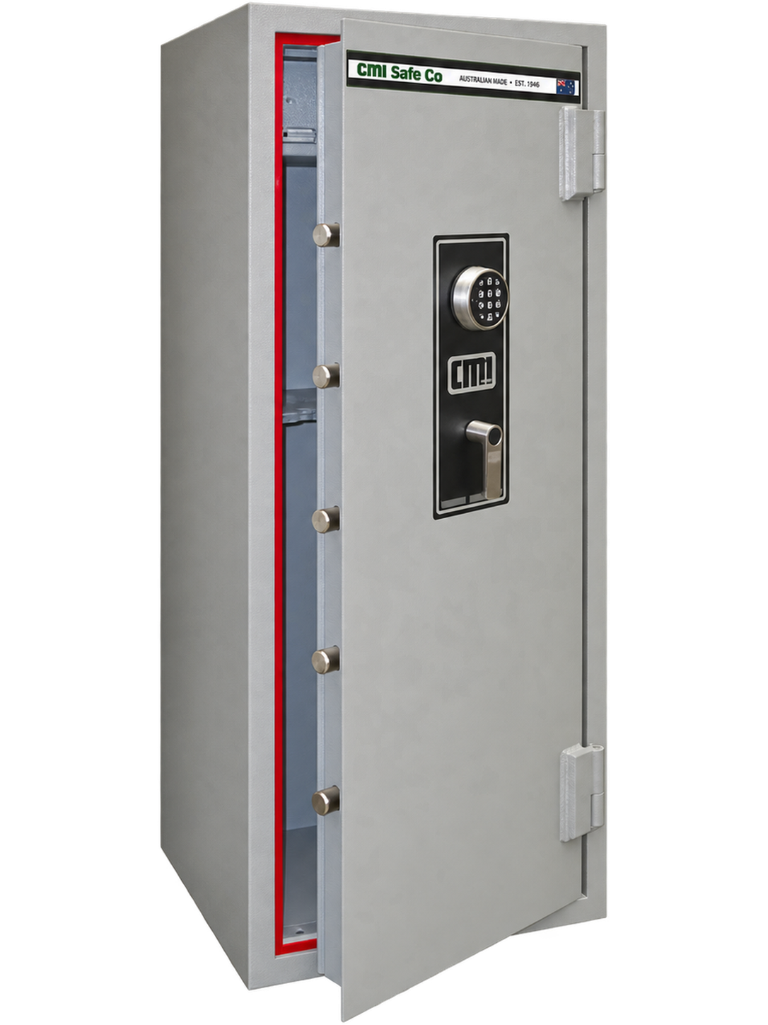 SS14P safe with door partly open