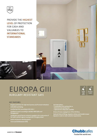 Chubb Europa Grade III Safe 7DK