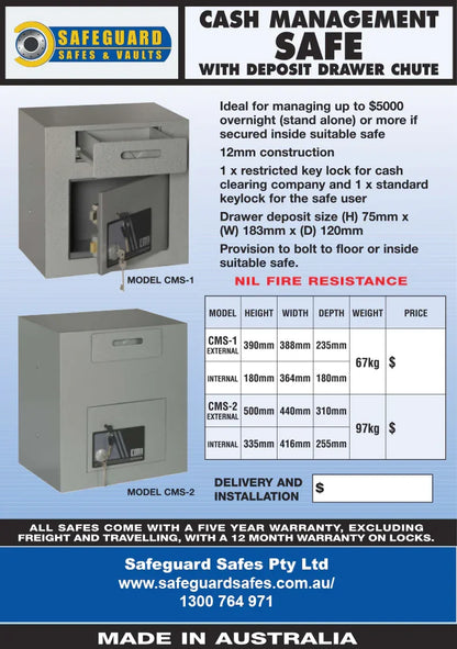 CMI Cash Management Safe CMS2-K