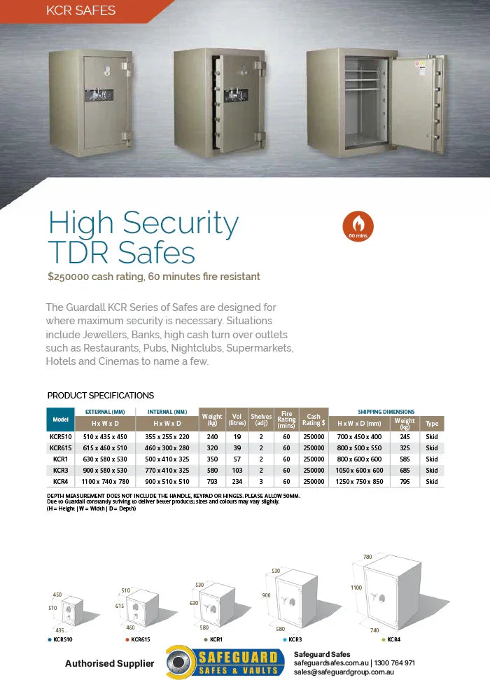 Guardall High Security Safe KCR615