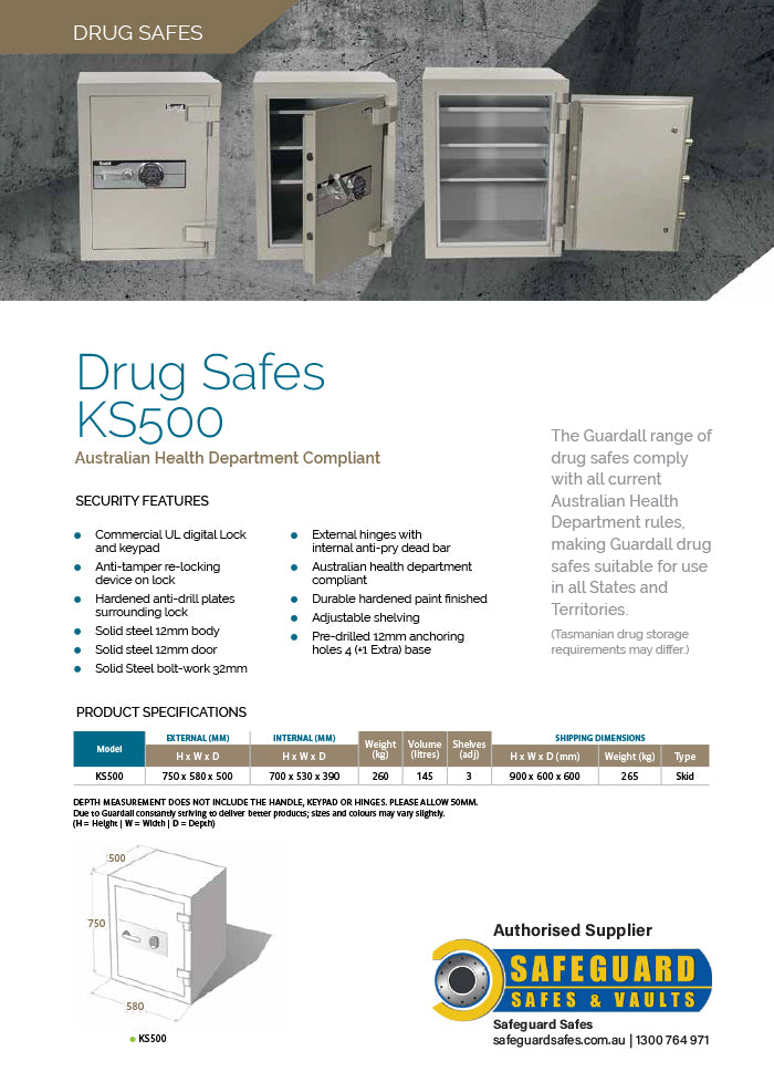 Guardall Drug Safe KS500