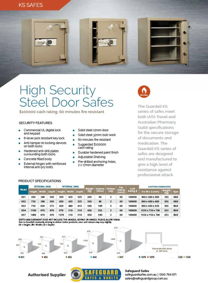 Guardall Security Safe KS2