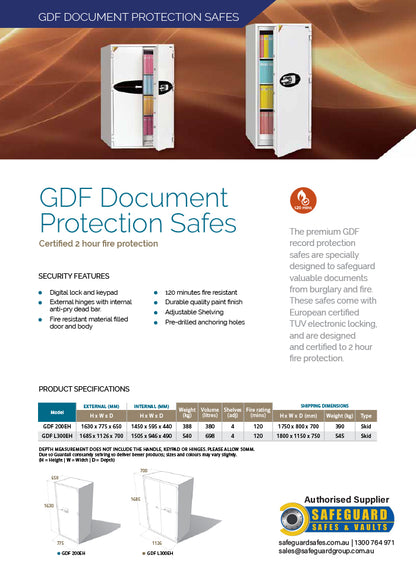 Guardall Document Protection Safe GDF 200EH