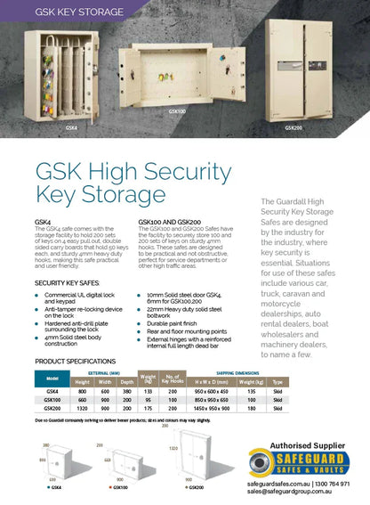 Guardall GSK4 Key Safe