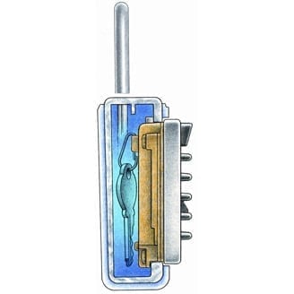 KIDDE Keysafe S6 White