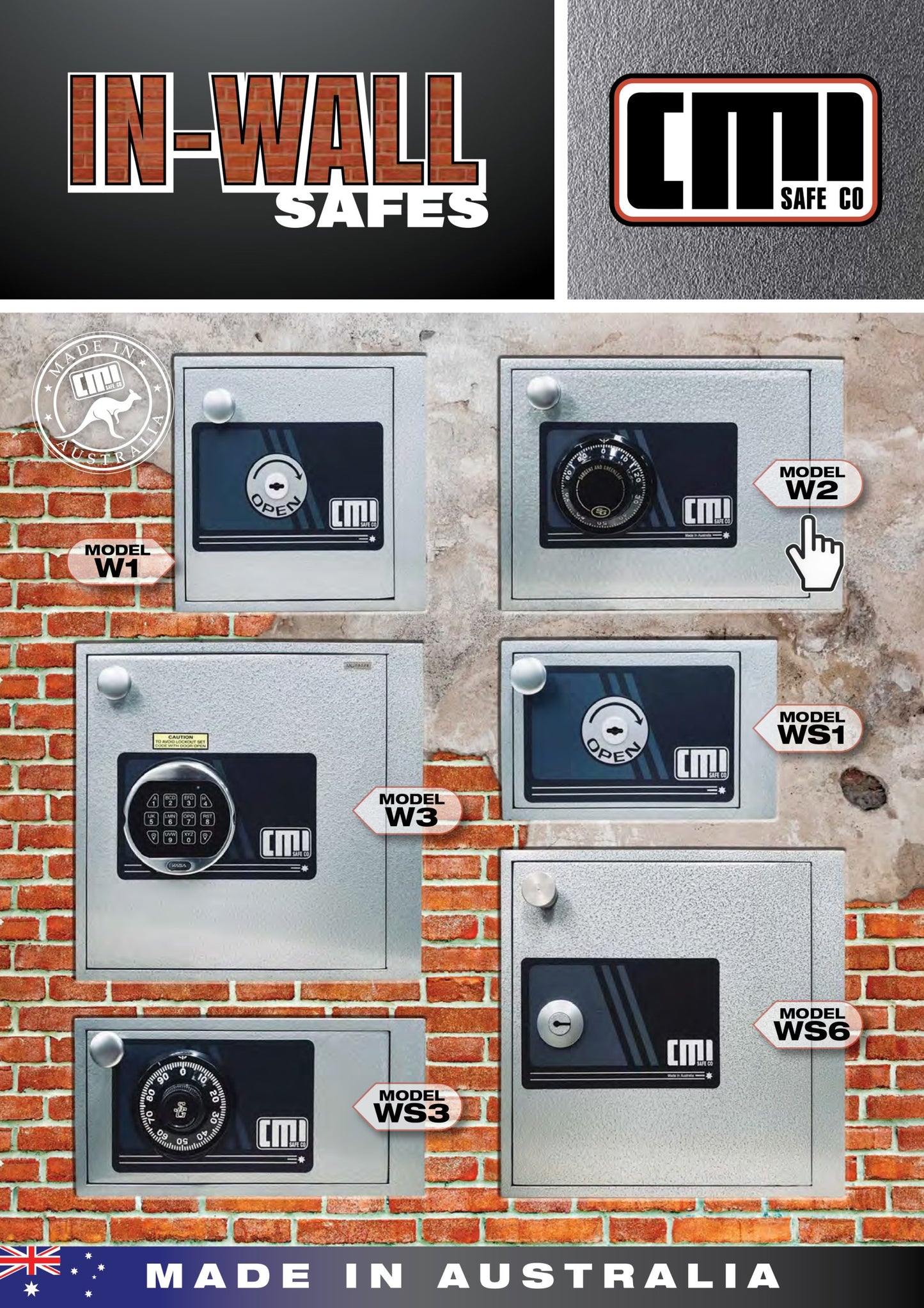 CMI In-Wall Safe W2C